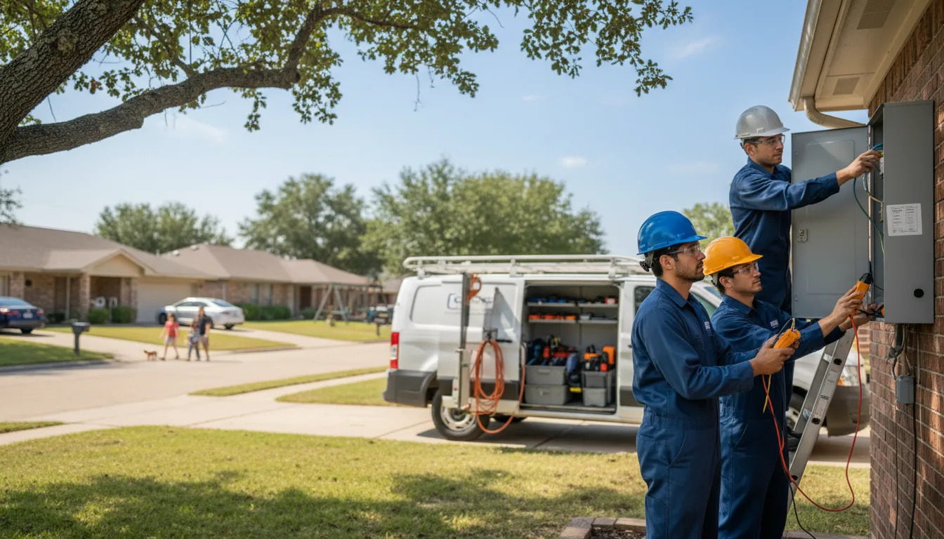 Certified electrician providing emergency electrical services in Dresden, KS